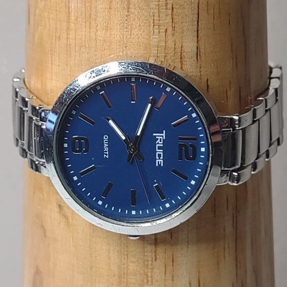 Blue And Silver Tone Truce Watch - Picture 2 of 12